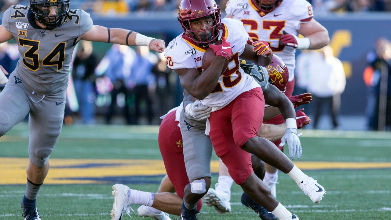 Freshman Breece Hall emerges at RB for Iowa State